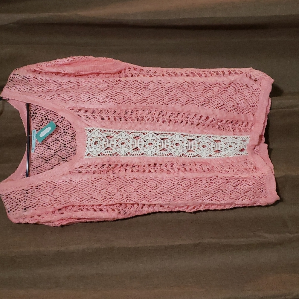 Maurices  Crochet Knit Top Large